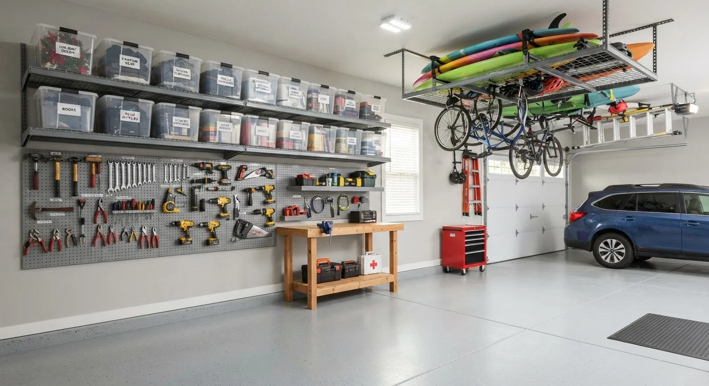 Keeping a Garage Functional: Storage Strategies for Tools, Sports Gear, and Seasonal Items