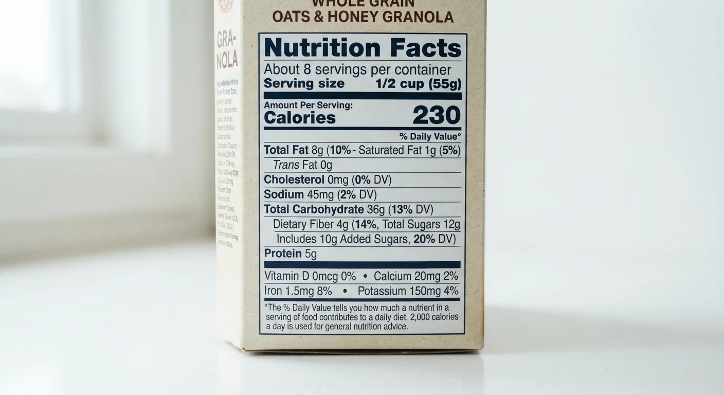 Reading a Nutrition Facts Label Without the Confusion