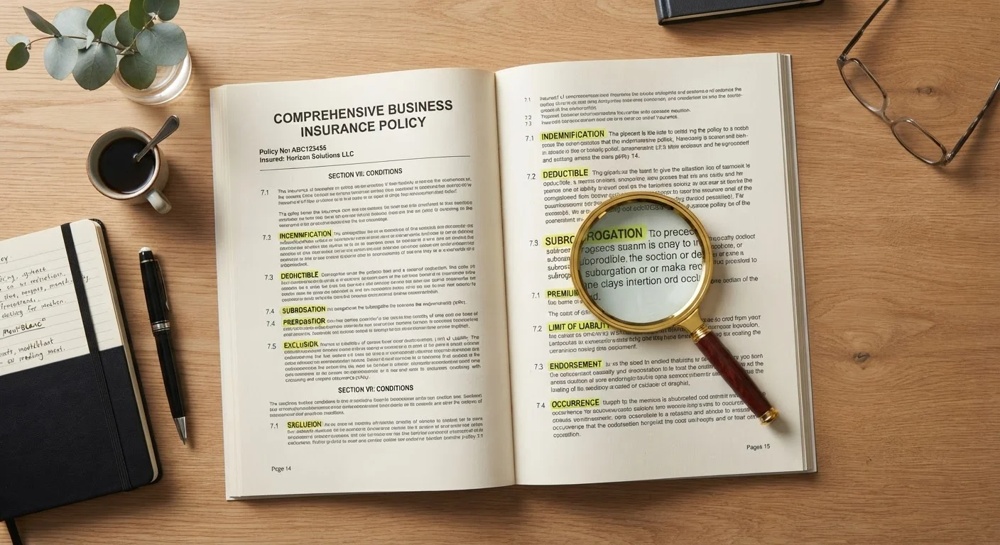 The Language of Insurance: A Plain-English Glossary of Key Terms