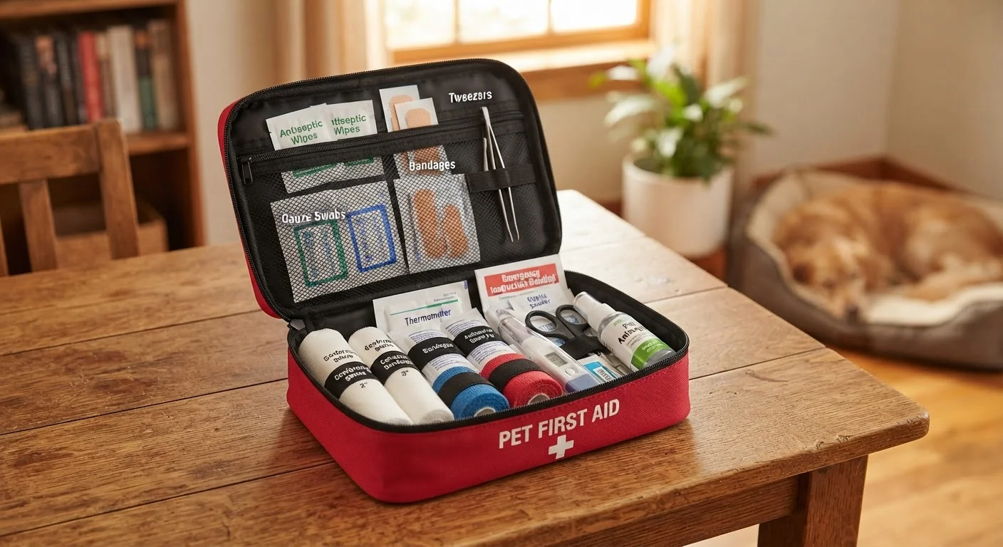 What to Keep in a Pet First Aid Kit at Home