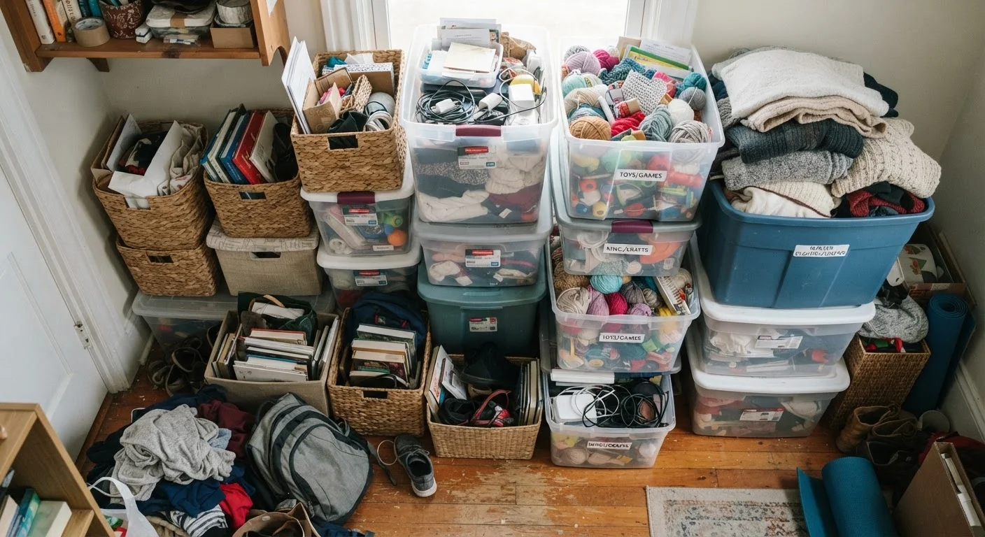 Why Buying More Storage Containers Often Makes Clutter Worse