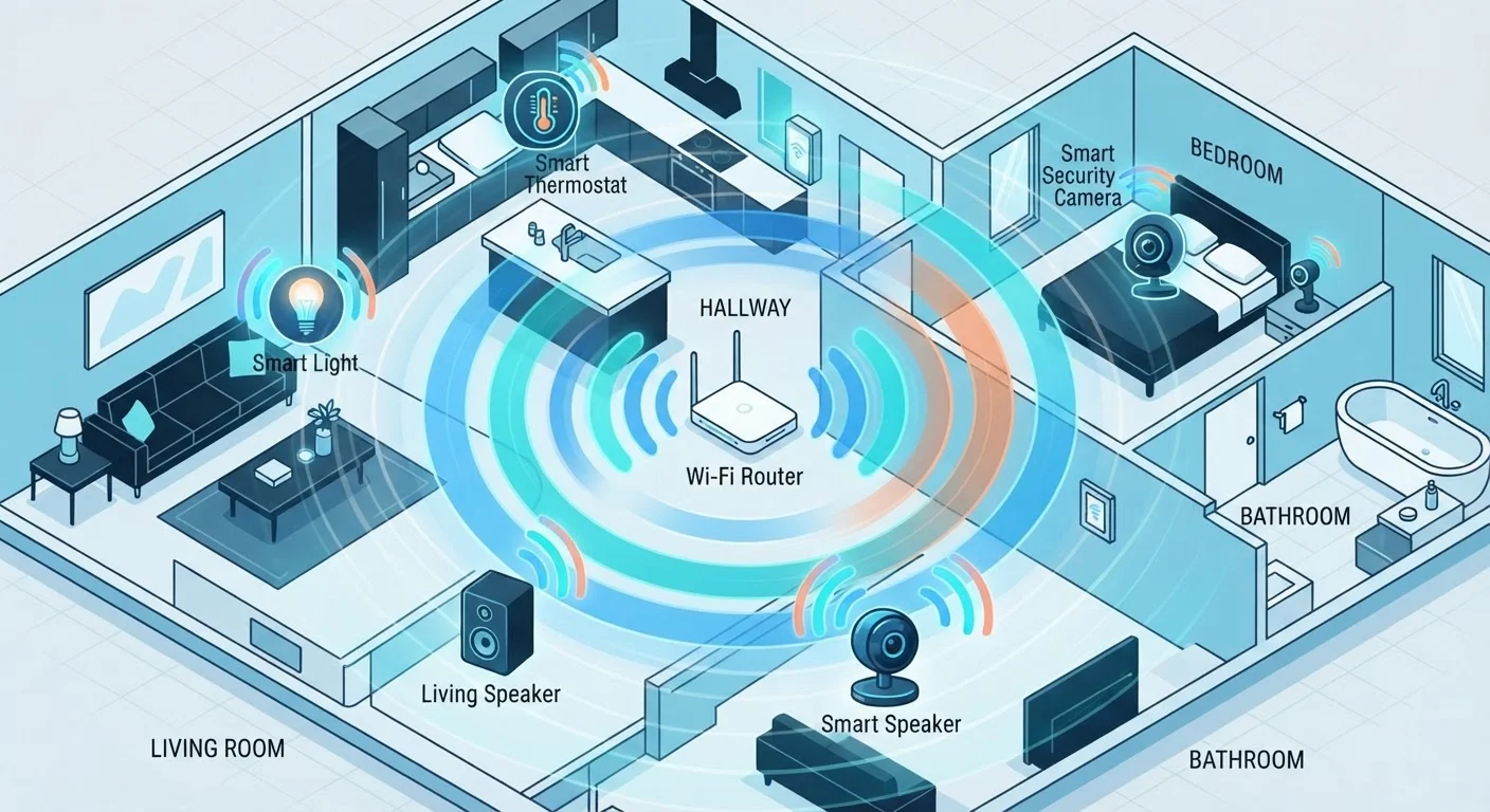 Wi-Fi, Zigbee, Z-Wave, and Thread: The Wireless Protocols Running Your Smart Home